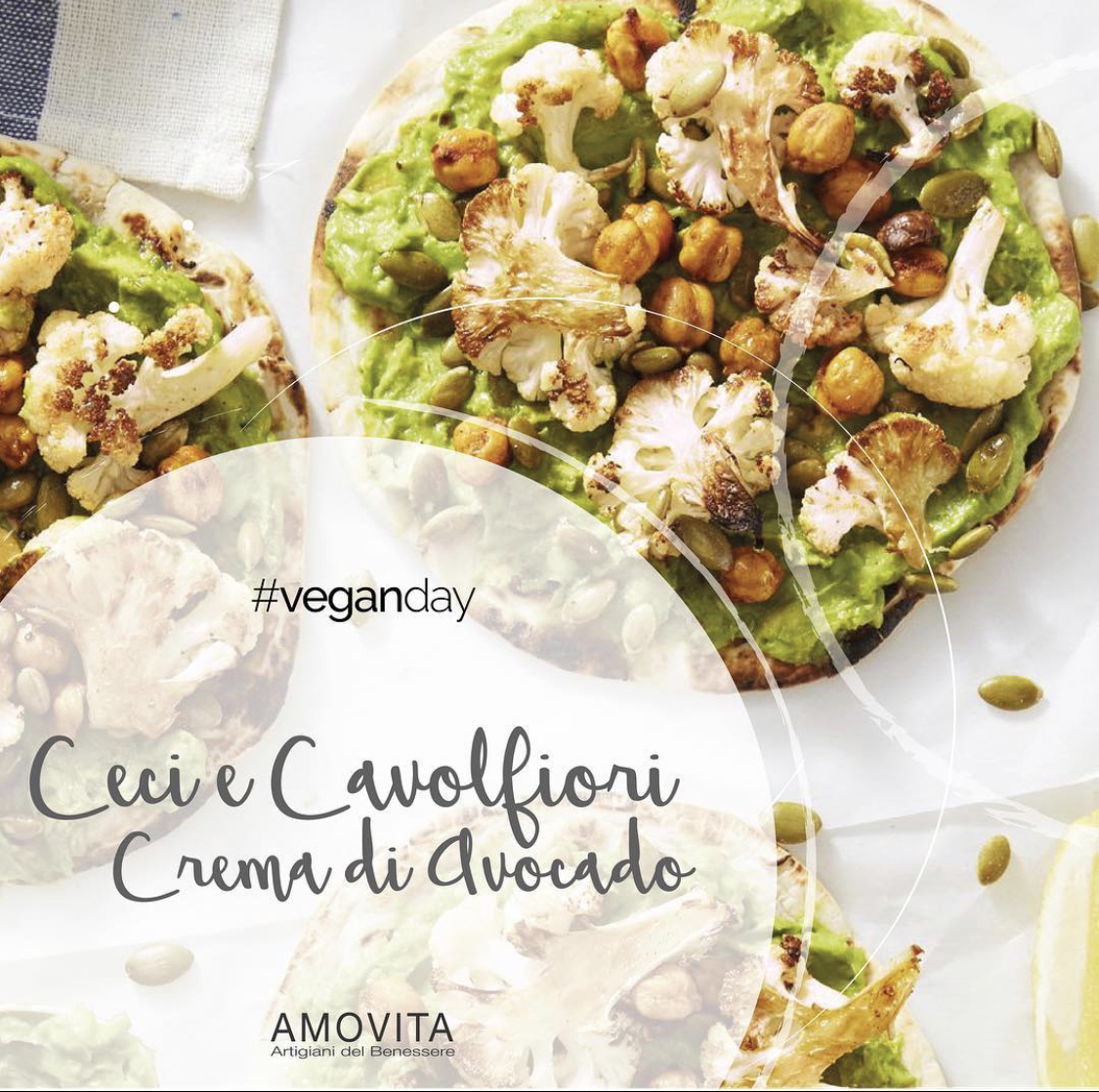 CECI, CAVOLFIORI e CREMA di AVOCADO