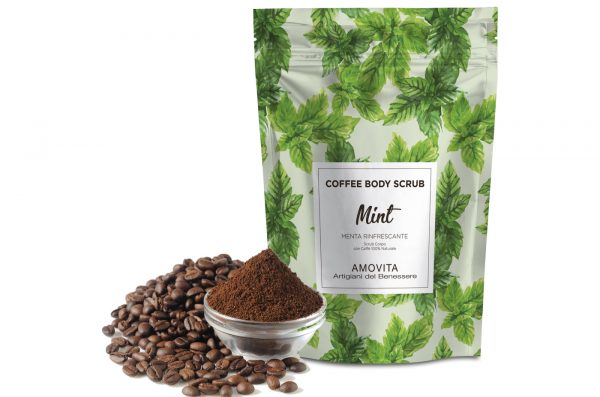 coffee body scrub menta